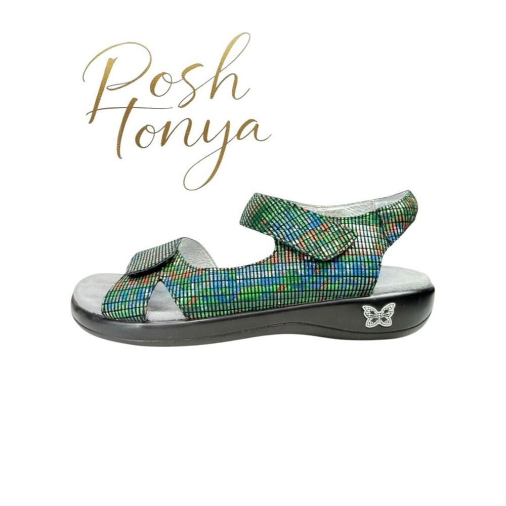 Alegria Joy 360 Prime Time Leather Comfort Sandals EU 42 Adjustable